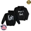 Korn Store Merch Always A Freak Zip Hoodie