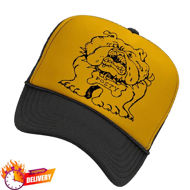 Post Malone Merch Store Posty Bulldog Trucker Hat 3 Post Malone Merch Store Posty Bulldog Trucker Hat