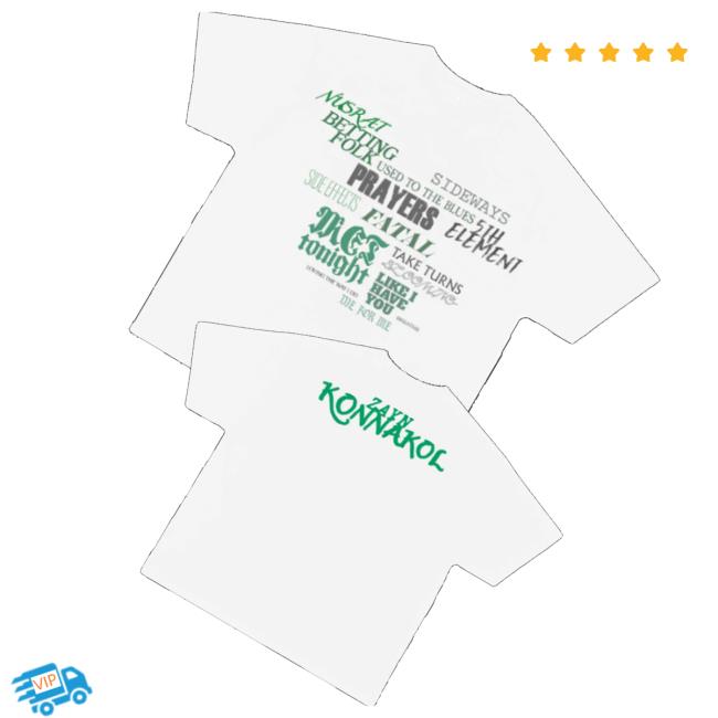 Zayn Merch Store Konnakol Tracklist Tee 3 Zayn Merch Store Konnakol Tracklist Tee