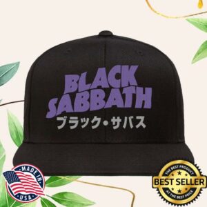 Black Sabbath Apparel Shop Merch Black Sabbath Logo Snap Back Hat