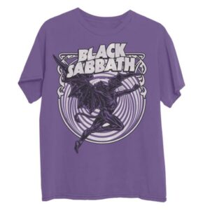 Black Sabbath Apparel Shop Merch Henry Purple T-Shirt