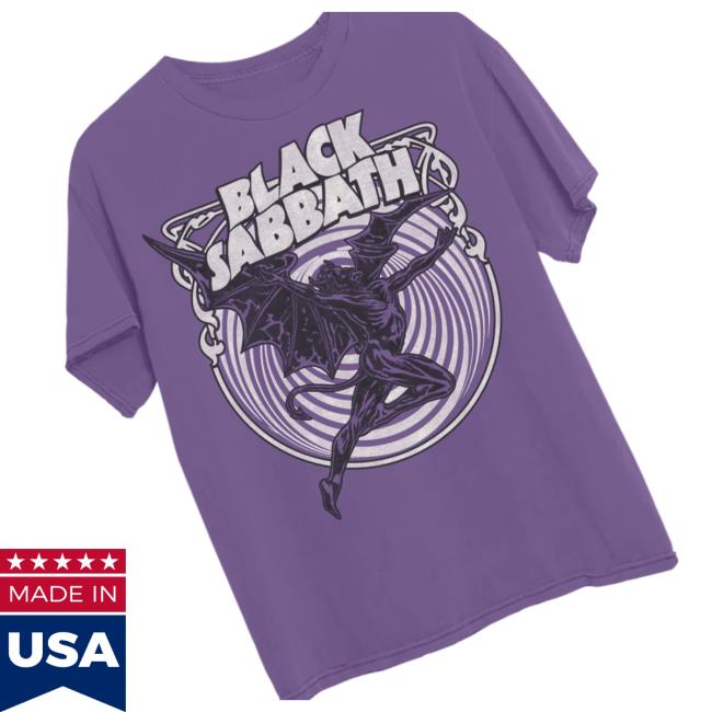 Black Sabbath Apparel Shop Merch Henry Purple T-Shirt 3 Black Sabbath Apparel Shop Merch Henry Purple T-Shirt