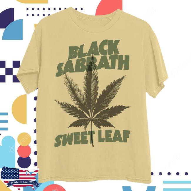 Black Sabbath Apparel Shop Merch Sweet Leaf Cannabis T-Shirt 2 Black Sabbath Apparel Shop Merch Sweet Leaf Cannabis T-Shirt
