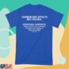 Finn Wolfhard Merch Store Common Side Effects T-Shirt 1 Finn Wolfhard Merch Store Common Side Effects T-Shirt