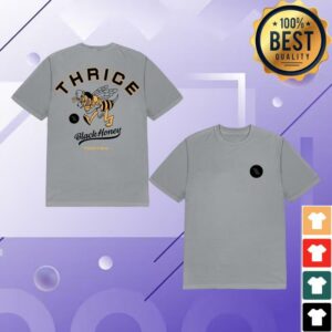 Thrice Merch Store Black Honey Tee Grey