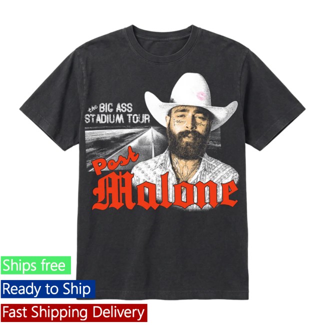 Post Malone Shop Store Merch Big Ass Stadium Tour Photo T-Shirt 3 Post Malone Shop Store Merch Big Ass Stadium Tour Photo T-Shirt