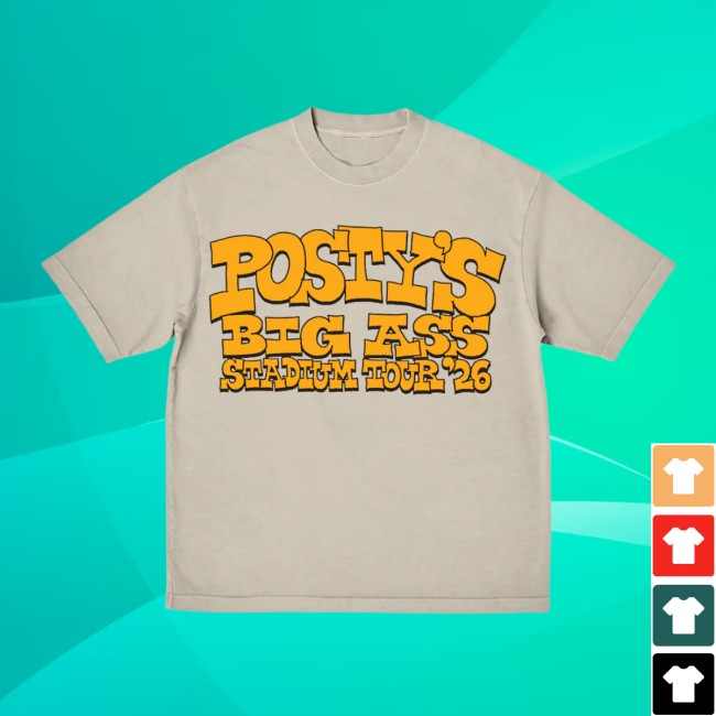 Post Malone Shop Store Merch Big Ass Stadium Tour Tire T-Shirt 5 Post Malone Shop Store Merch Big Ass Stadium Tour Tire T-Shirt