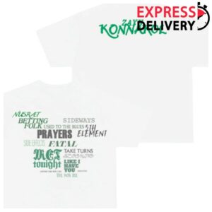 Zayn Store Merch Konnakol Tracklist Tee