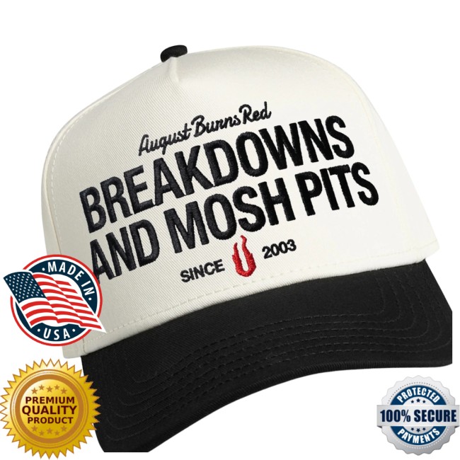 August Burns Red Store Merch Breakdowns & Moshpits Hat 2 August Burns Red Store Merch Breakdowns & Moshpits Hat