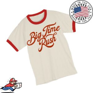 Big Time Rush Store Merch Big Time Rush Ringer Tee – Red