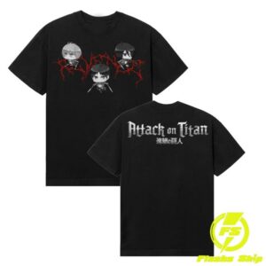 Revenge Merch Store Trio Lightning Tee Black Red