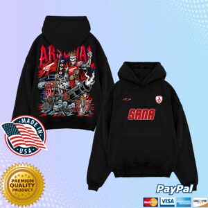 Sana Detroit Merch Store Arsenal League Champ Hoodie Black