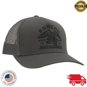 Poncho Store Merch Grey Eagle Trucker Hat