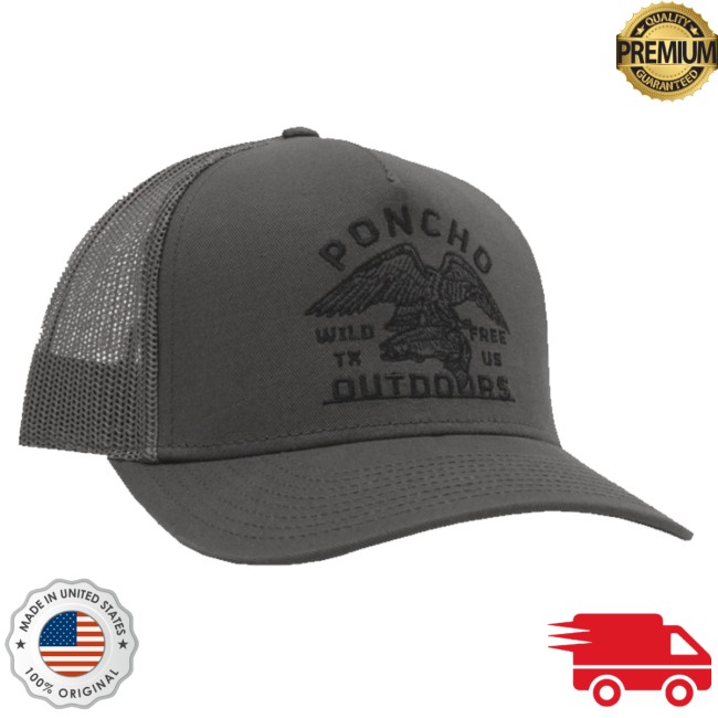 Poncho Store Merch Grey Eagle Trucker Hat 2 Poncho Store Merch Grey Eagle Trucker Hat