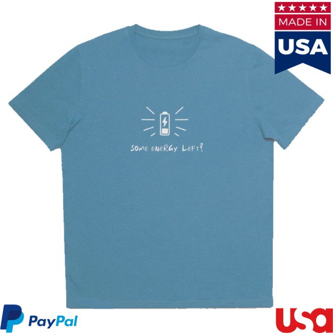 The Rumpled Store Merch T-Shirt Some Energy Left (Pale Blue) 3 The Rumpled Store Merch T-Shirt Some Energy Left (Pale Blue)