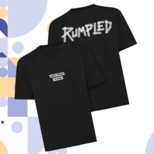 The Rumpled Store Merch T-Shirt Rumpled Tape (Black)