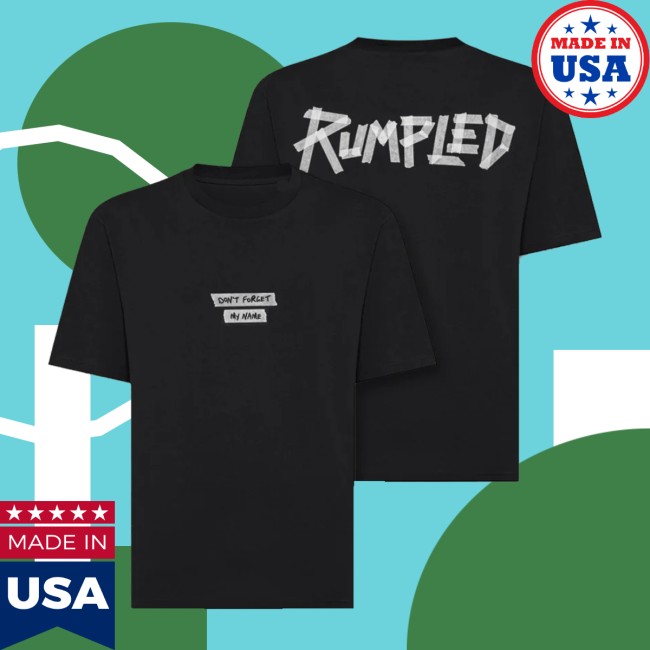 The Rumpled Store Merch T-Shirt Rumpled Tape (Black) 3 The Rumpled Store Merch T-Shirt Rumpled Tape (Black)