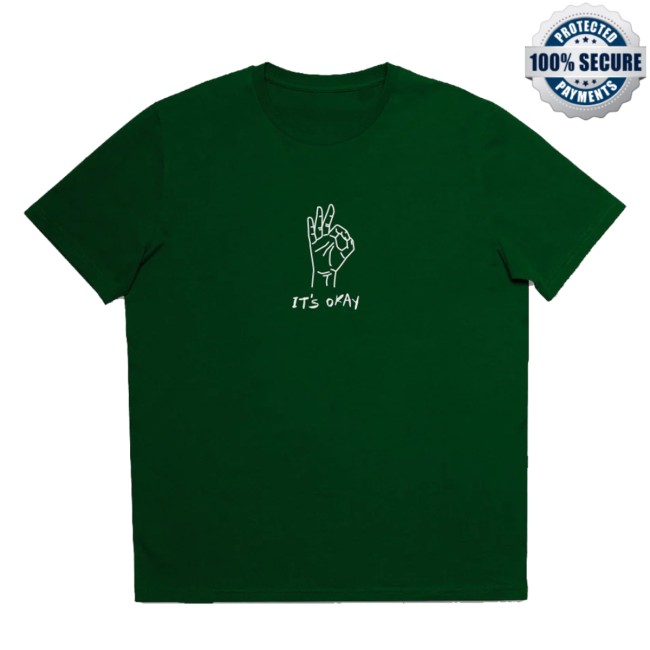 The Rumpled Store Merch T-Shirt It's Ok (Green) 3 The Rumpled Store Merch T-Shirt It's Ok (Green)