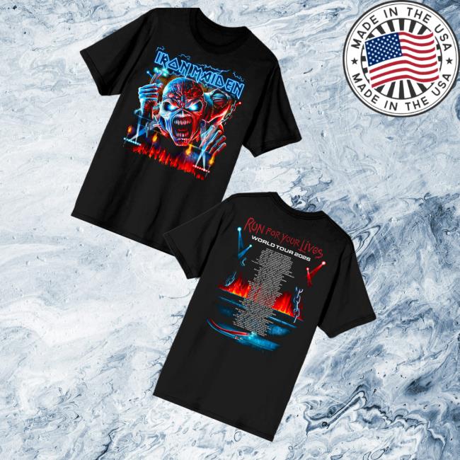 Iron Maiden Merch Store 3D 2026 Tour Tee 3 Iron Maiden Merch Store 3D 2026 Tour Tee