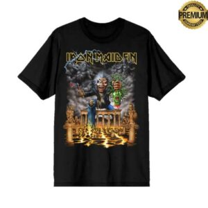 Iron Maiden Merch Store Run For Your Lives 2026 Tour Greece Tee