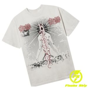 Revenge Store Merch Oracle Tee Cement Red
