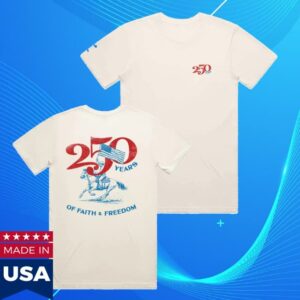 Tpusa Merch Store 250 Years Of Faith & Freedom T-Shirt