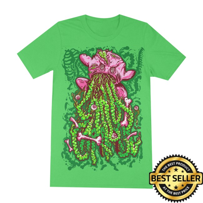 Candy Carnage Store Merch Kirbstomped - Infection Green Shirt 3 Candy Carnage Store Merch Kirbstomped - Infection Green Shirt