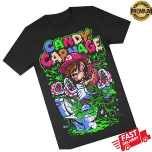 Candy Carnage Store Merch The Plunger Games Black Shirt