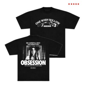 Out Of Time Studio Merch Store Be Careful Who You Wish For Obsession Ss Black Tee