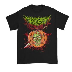 Frozen Soul Merch Store Pumpkin Skull T-Shirt