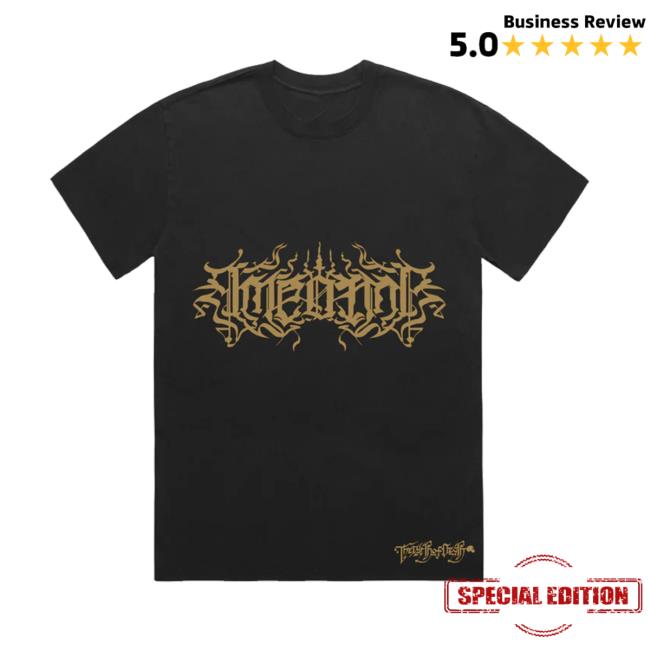 Ameonna Store Merch Script Heavy Tee Gold 2 Ameonna Store Merch Script Heavy Tee Gold