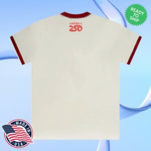 Spirit Jersey Store Merch Liberty & Justice America 250 Ringer Tee
