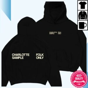 Charlotte Folk Store Merch Sample Only Oversized Hoodie (Black)
