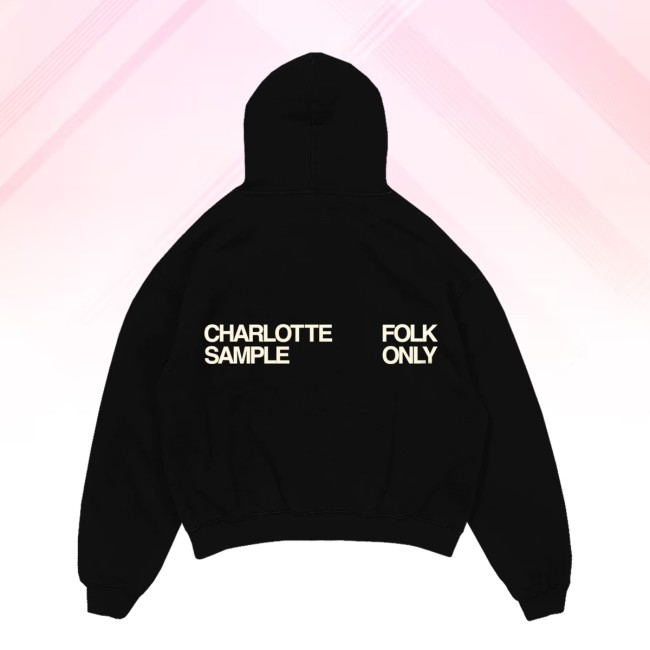 Charlotte Folk Store Merch Sample Only Oversized Hoodie (Black) 5 Charlotte Folk Store Merch Sample Only Oversized Hoodie (Black)