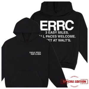 Eaglerockrunclub Store Merch The New Run Club 14Oz Fleece Hoodie