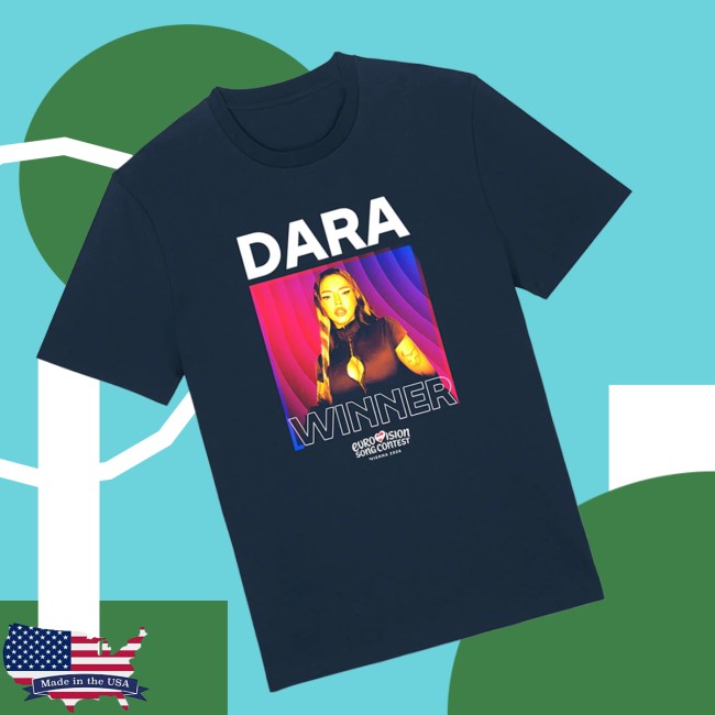 Eurovision Store Merch Dara 'Bangaranga' Eurovision Winner T-Shirt (Navy) 2 Eurovision Store Merch Dara 'Bangaranga' Eurovision Winner T-Shirt (Navy)