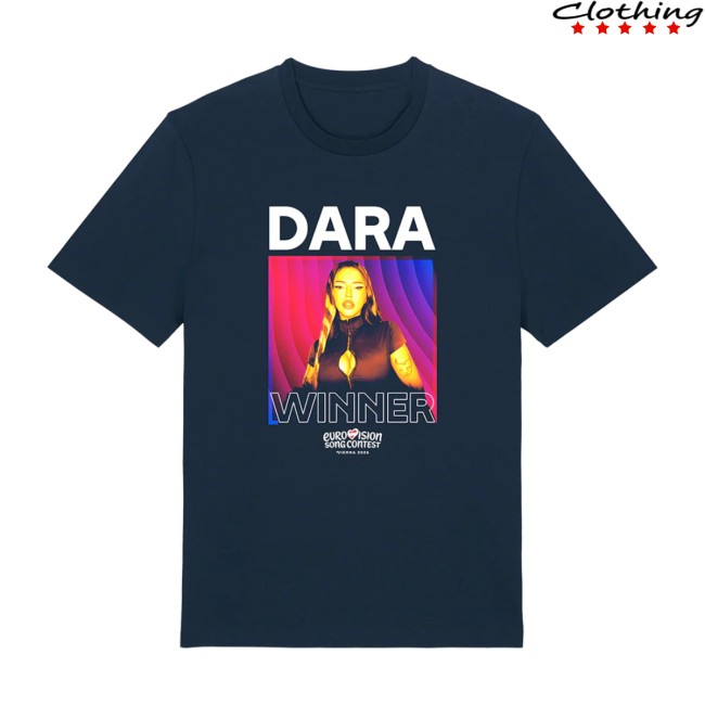 Eurovision Store Merch Dara 'Bangaranga' Eurovision Winner T-Shirt (Navy) 3 Eurovision Store Merch Dara 'Bangaranga' Eurovision Winner T-Shirt (Navy)