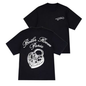 Boiler Room Merch Store Paris Lovers T-Shirt Black