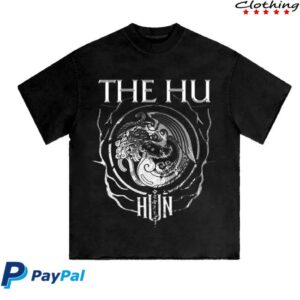 The Hu Merch Store Black & White Logo Tee