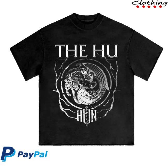 The Hu Merch Store Black & White Logo Tee 2 The Hu Merch Store Black & White Logo Tee