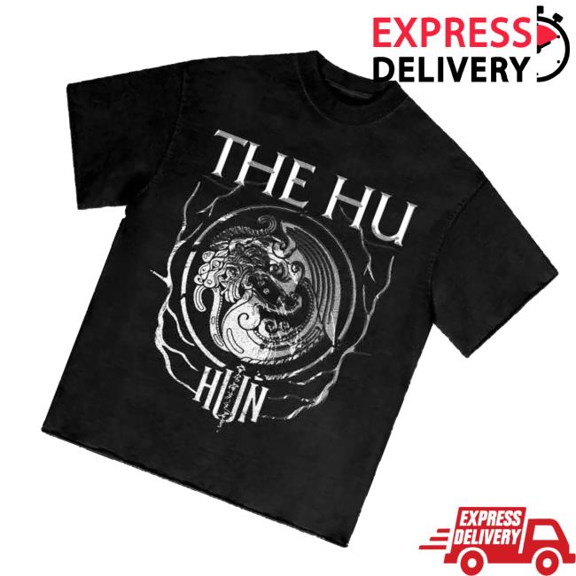 The Hu Merch Store Black & White Logo Tee 3 The Hu Merch Store Black & White Logo Tee