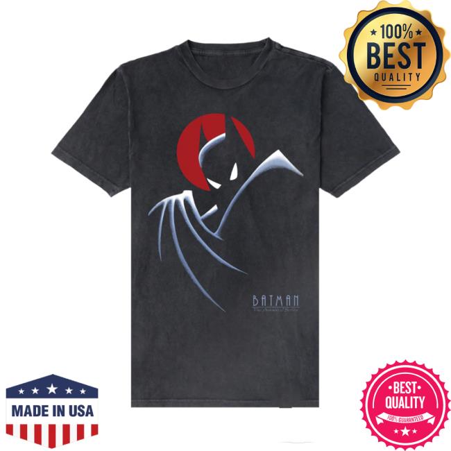 Retrokid Merch Store Batman The Animated Series Logo T-Shirt Vintage Black 2 Retrokid Merch Store Batman The Animated Series Logo T-Shirt Vintage Black