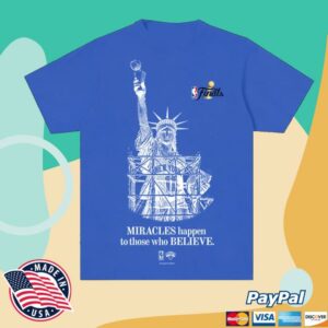 New York Sunshine Merch Store Miracles Happen Blue