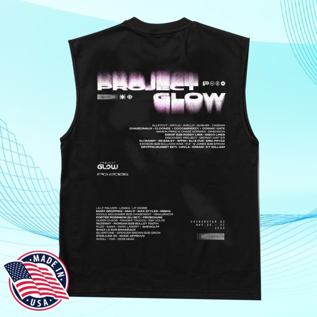 Insomniac Shop Store Merch Glow Defocused 2026 Lineup Muscle Tank 3 Insomniac Shop Store Merch Glow Defocused 2026 Lineup Muscle Tank