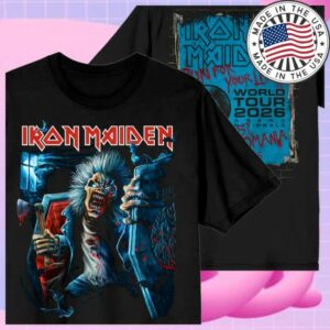 Iron Maiden Store Merch Run For Your Lives 2026 Tour Romania Tee