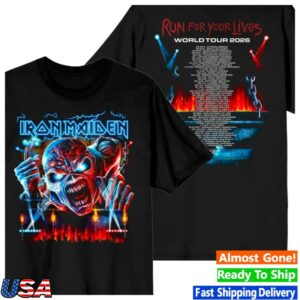 Iron Maiden Store Merch 3D 2026 Tour Tee