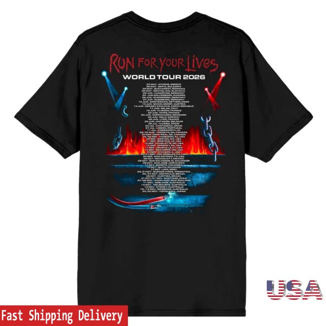 Iron Maiden Store Merch 3D 2026 Tour Tee 4 Iron Maiden Store Merch 3D 2026 Tour Tee
