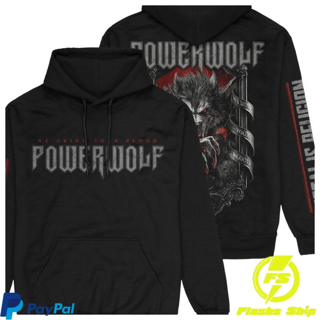 Powerwolf Store Merch Blood And Religion Hoodie 3 Powerwolf Store Merch Blood And Religion Hoodie