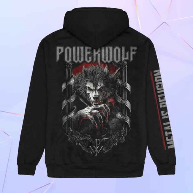 Powerwolf Store Merch Blood And Religion Hoodie 4 Powerwolf Store Merch Blood And Religion Hoodie