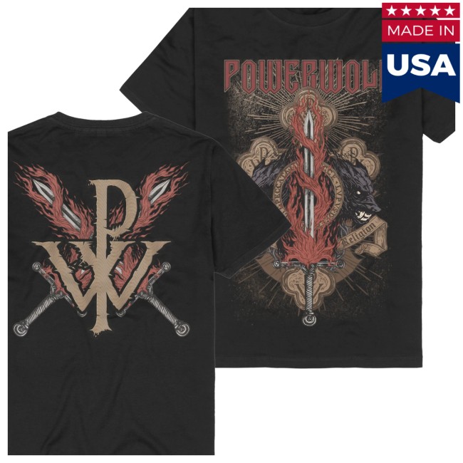 Powerwolf Store Merch Sermon Of Swords Shirt 3 Powerwolf Store Merch Sermon Of Swords Shirt